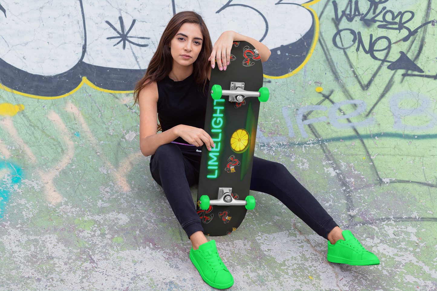 Imfamous Limelight#2 Custom 9in Skateboard