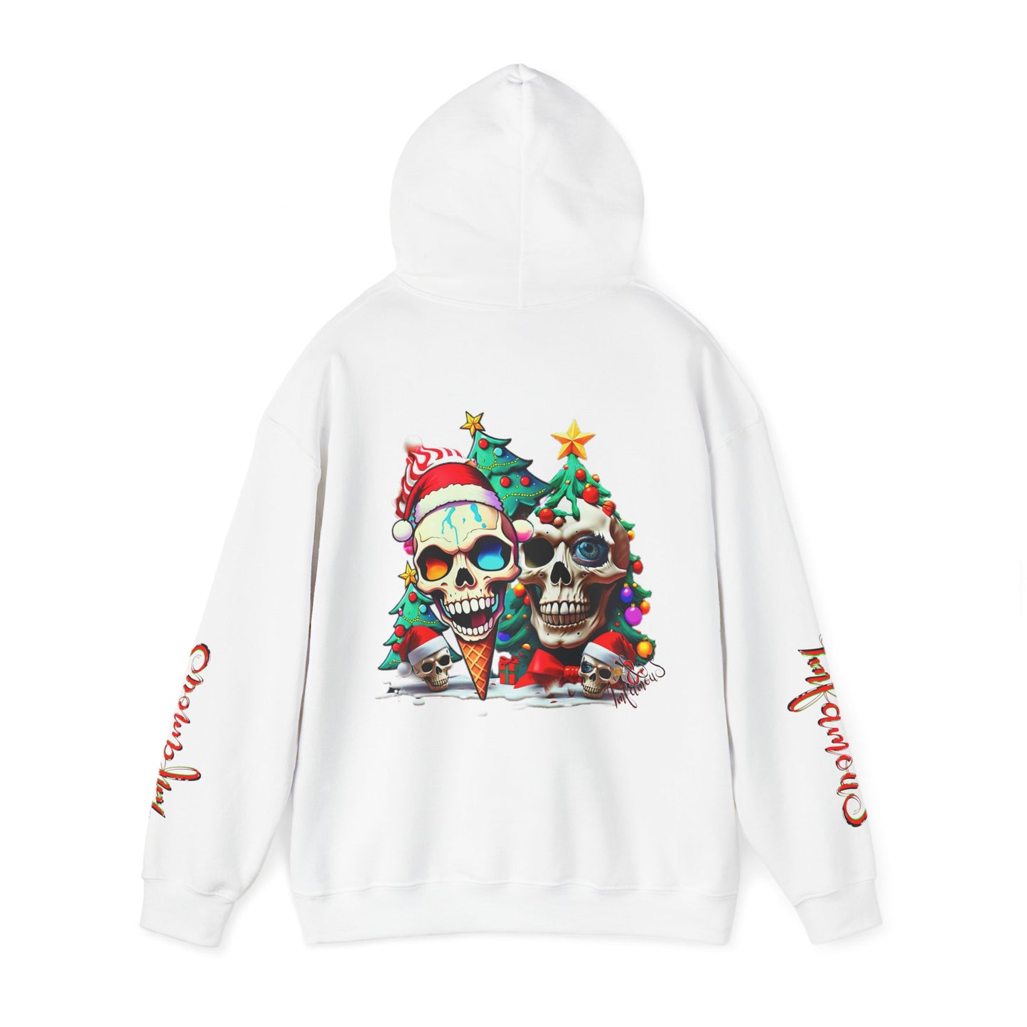 Premium hooded sweatshirt - Imfamous Christmas Skull i-scream - Imfamous Design