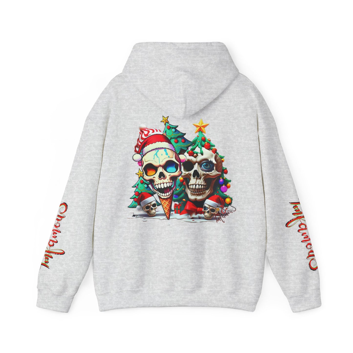 Premium hooded sweatshirt - Imfamous Christmas Skull i-scream - Imfamous Design