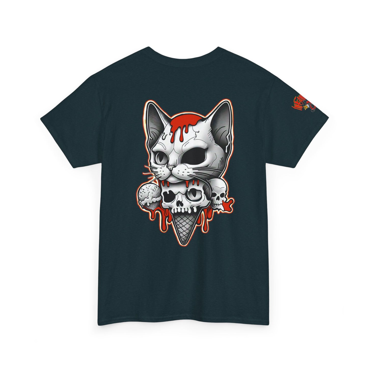 Imfamous Dead Kitty I-Scream Tee shirt, Awesome premium graphic T-Shirt