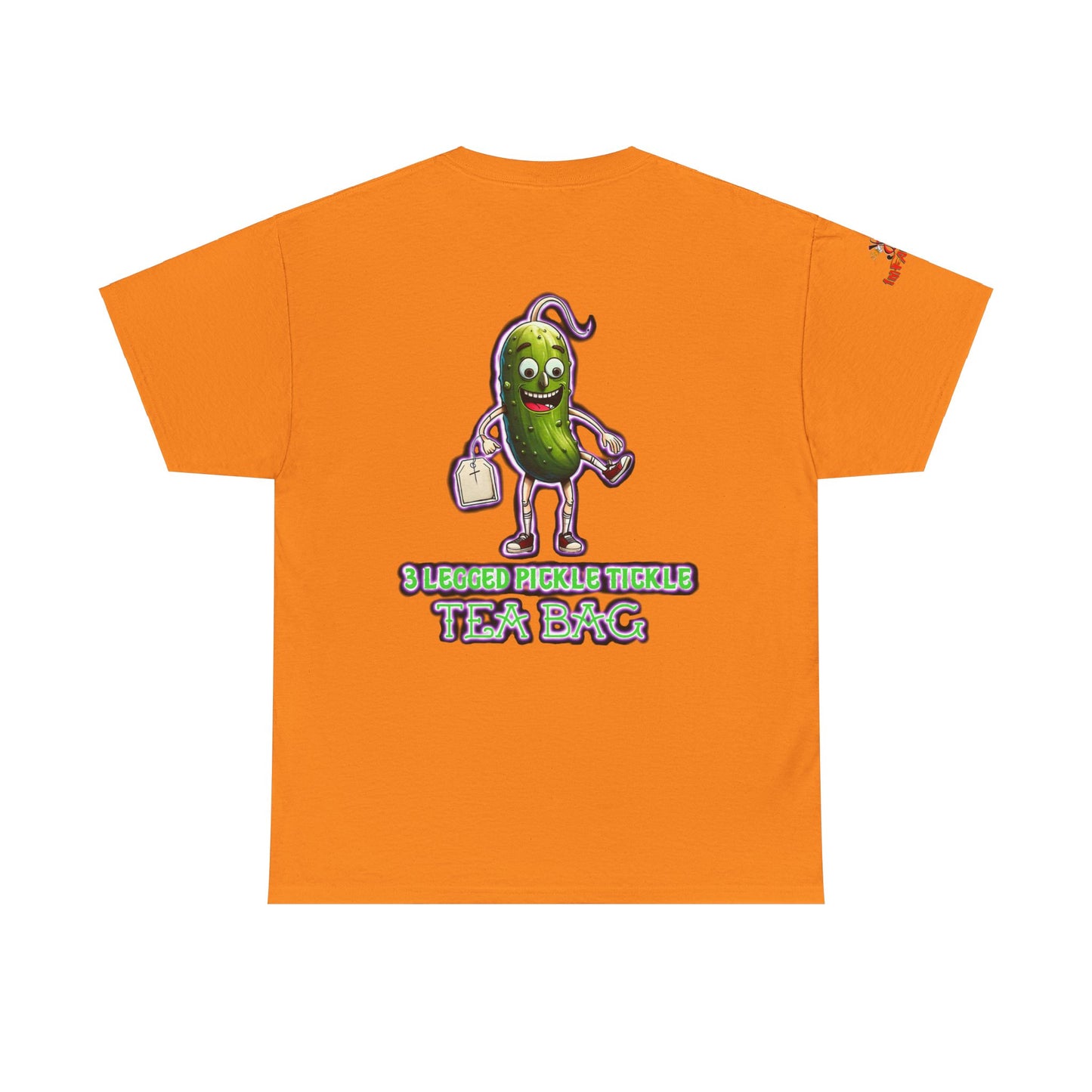 Premium Graphic T-shirt - Imfamous 3 Legged Pickle Tickle Tea Bag Design