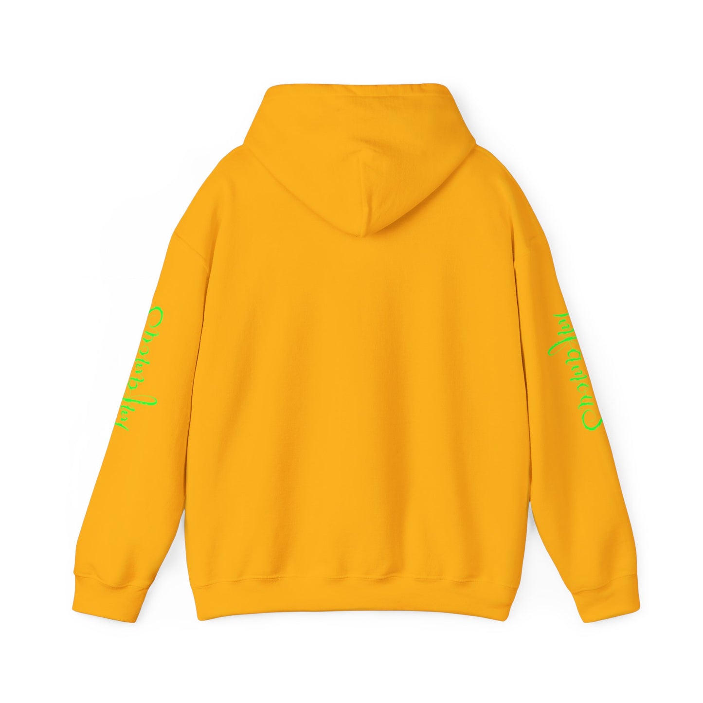 Premium Hooded Sweatshirt - Pineapple Flying on Unicorn Design