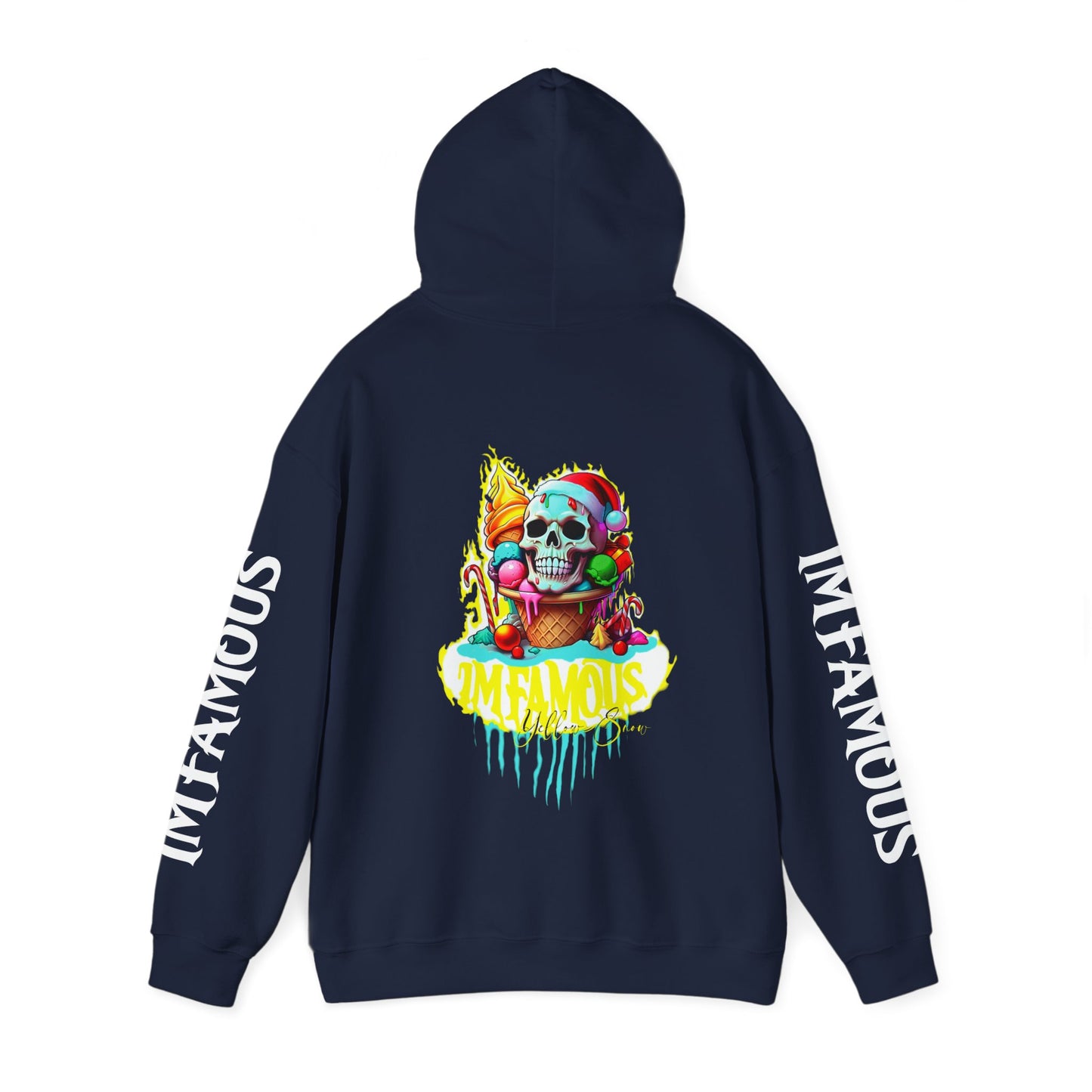 Premium hooded sweatshirt - Imfamous Yellow Snow I-scream Hoodie