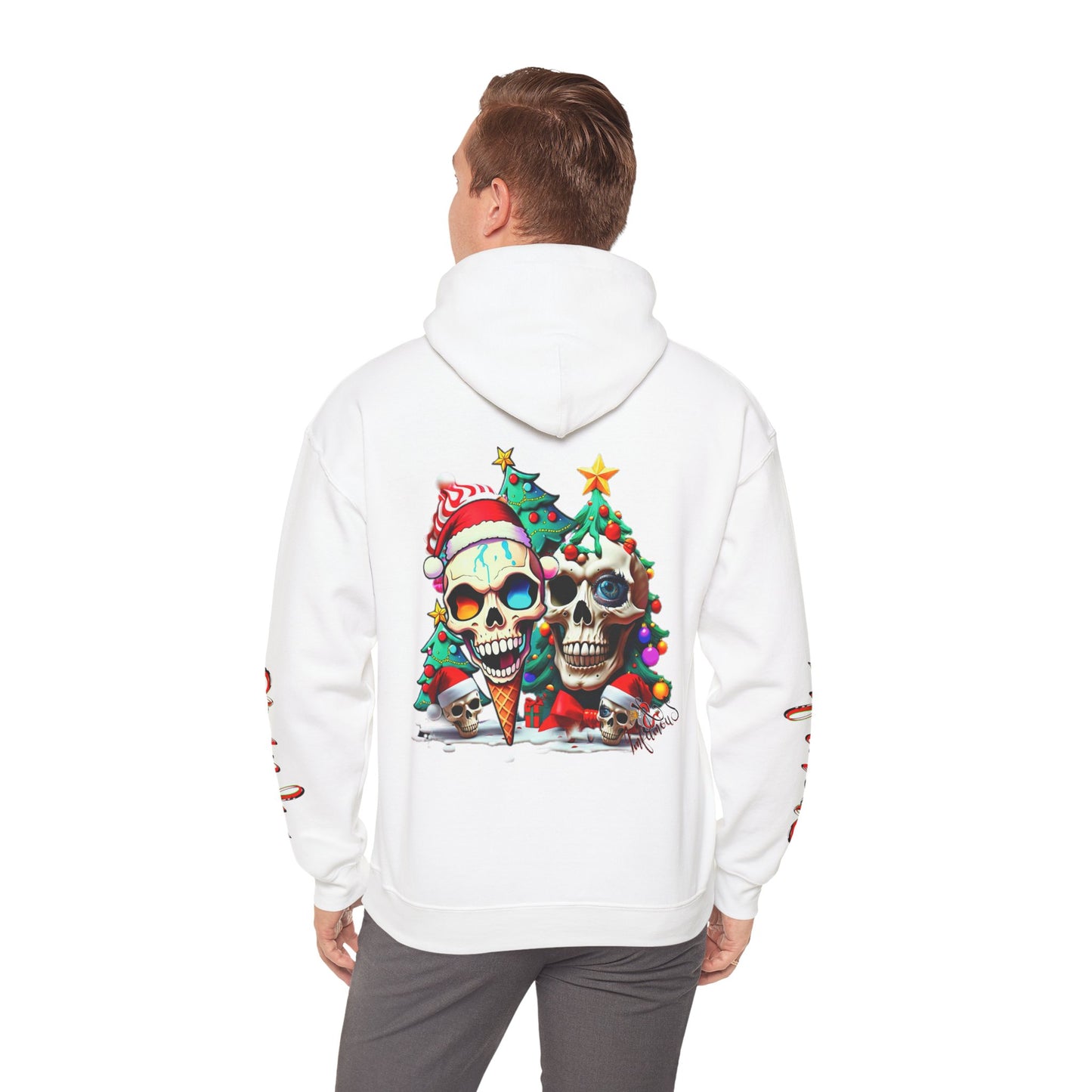 Premium hooded sweatshirt - Imfamous Christmas Skull i-scream - Imfamous Design