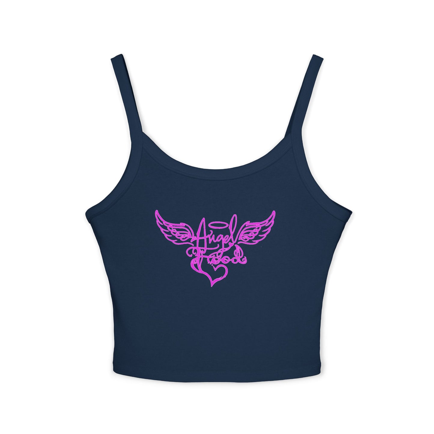 Angel Wings Spaghetti Strap Tank Top - Perfect for Summer & Festivals - Angel Food - Imfamous design - sexy Top for women