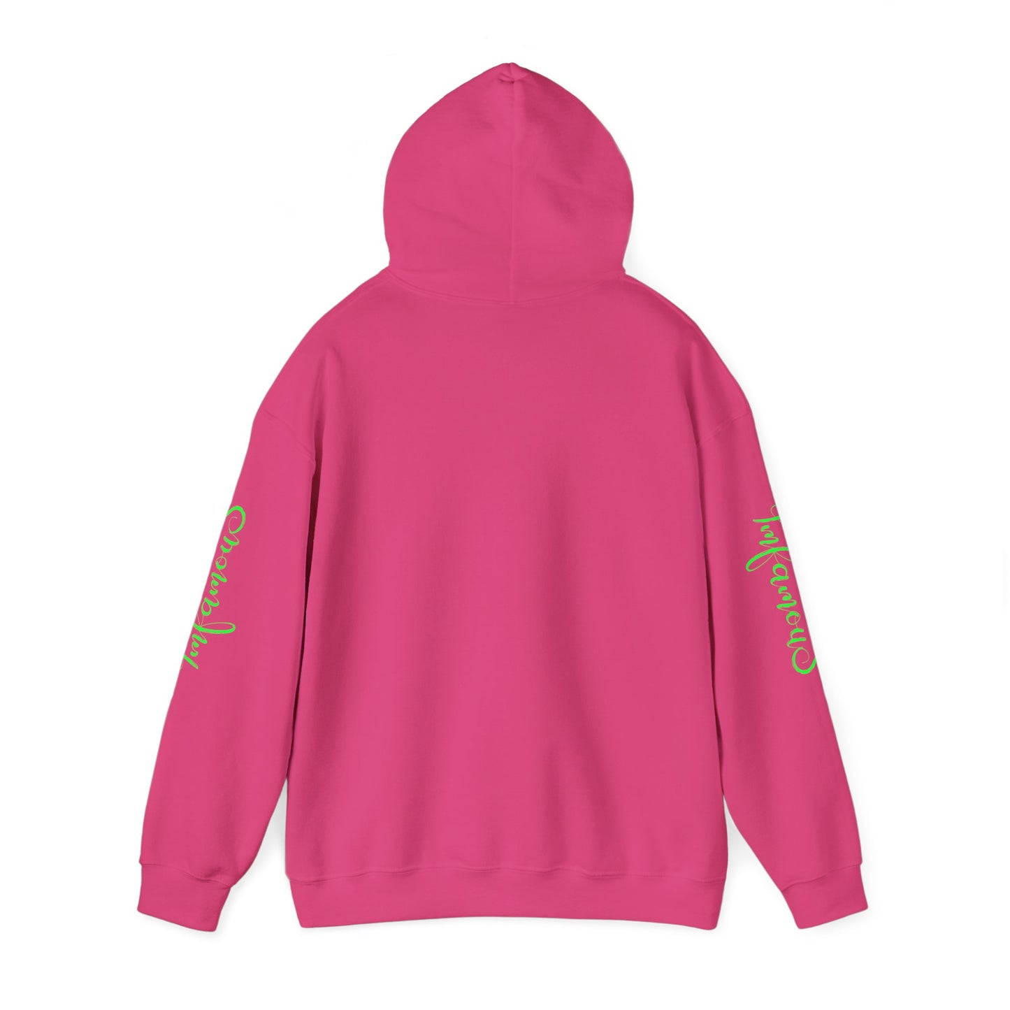 Premium Hooded Sweatshirt - Pineapple Flying on Unicorn Design