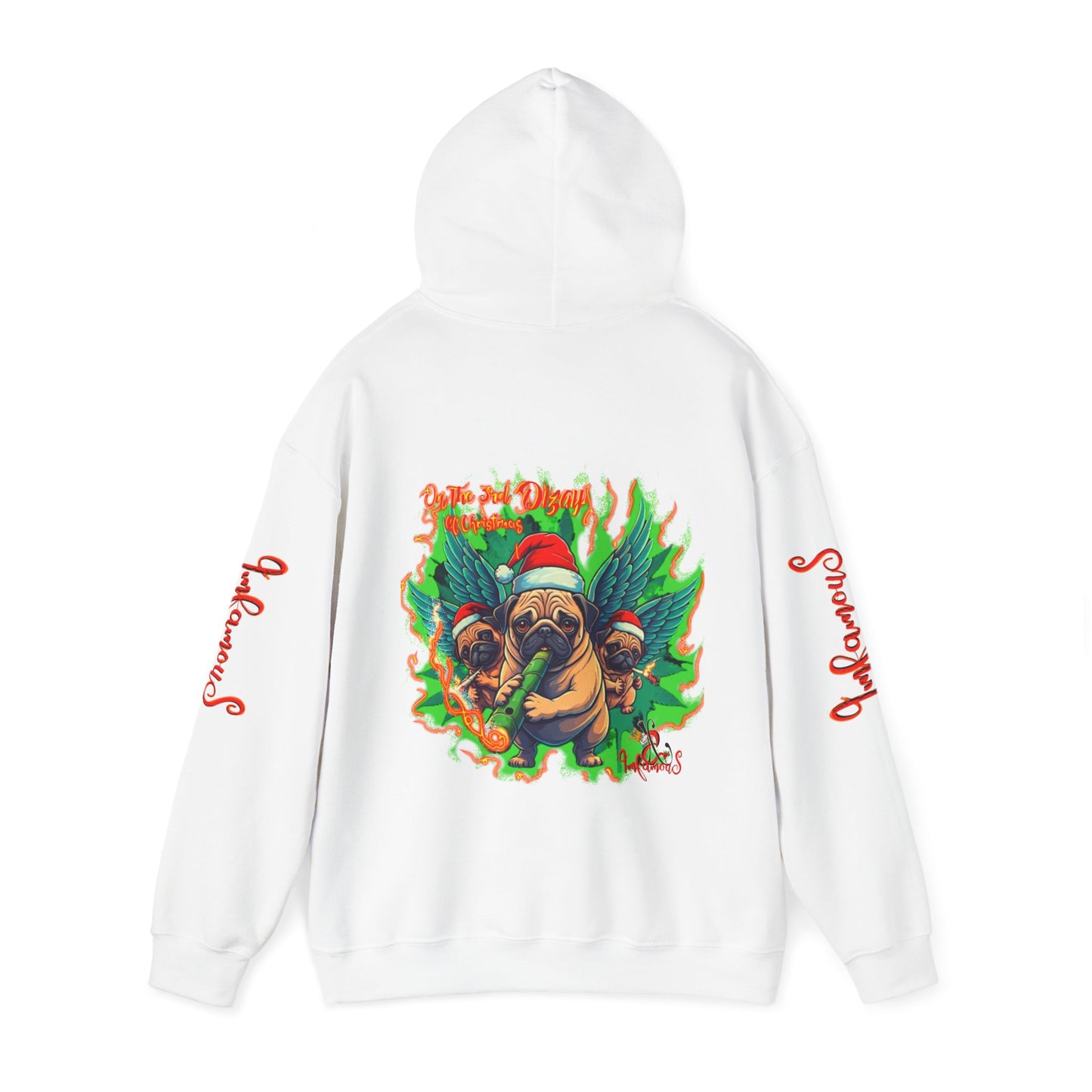 Premium hooded sweatshirt- Imfamous Pug Life