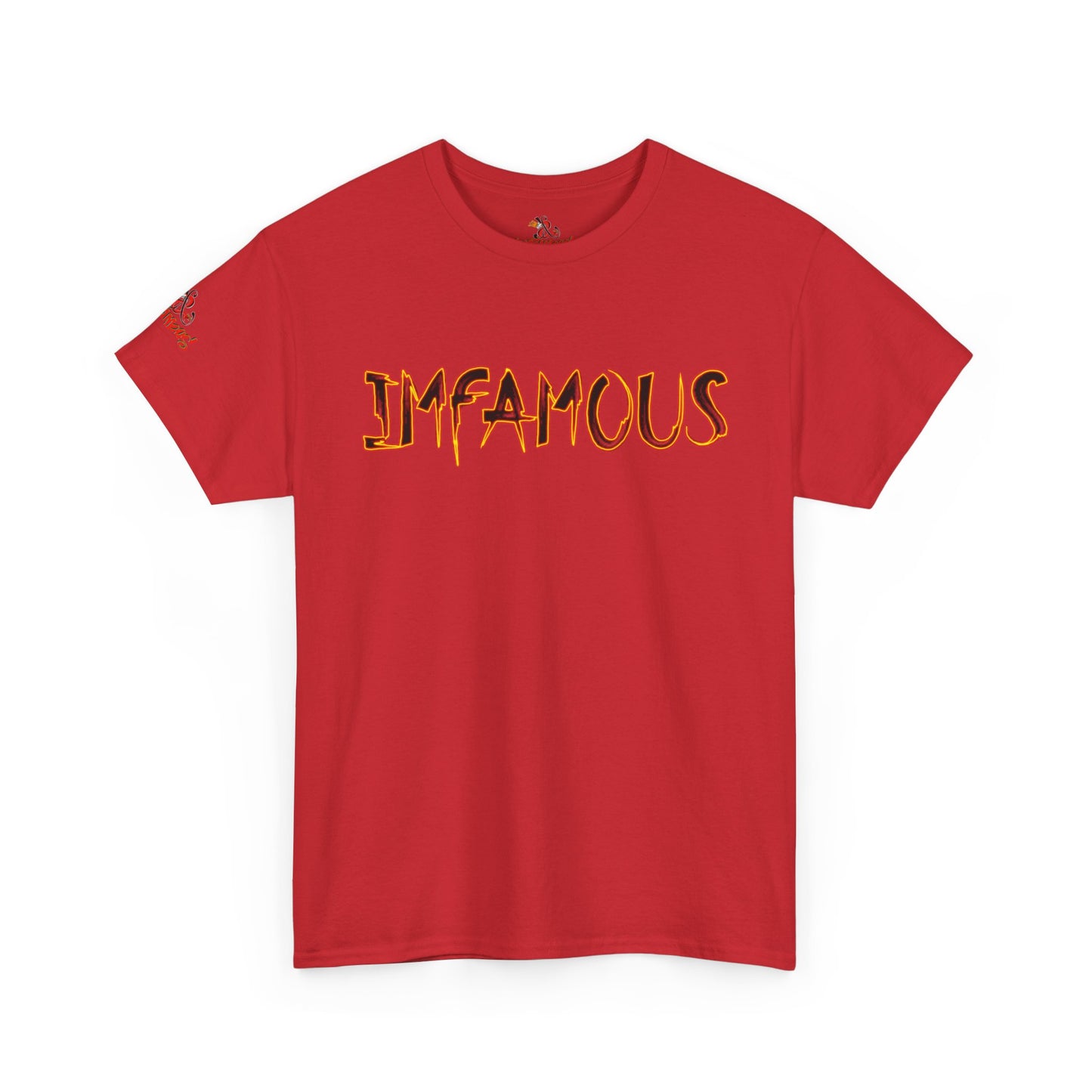 Imfamous Devils Food Cupcake Zombie attack Graphic Tee - Fun Casual Wear, Unisex T-Shirt for Food Lovers, Halloween fun gift