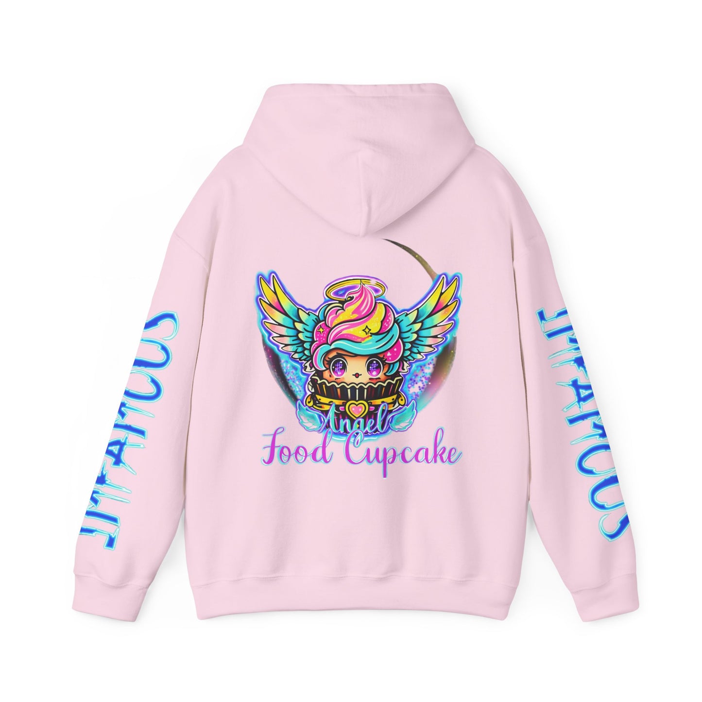 Imfamous Angel Cupcake Graphic Hoodie - Stylish Unisex Heavy Blend Sweatshirt