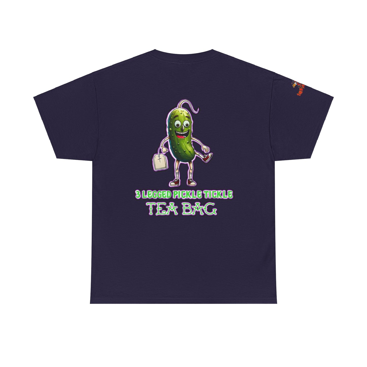Premium Graphic T-shirt - Imfamous 3 Legged Pickle Tickle Tea Bag Design
