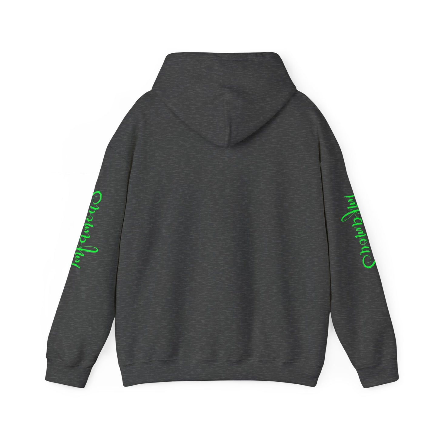 Premium Hooded Sweatshirt - Pineapple Flying on Unicorn Design