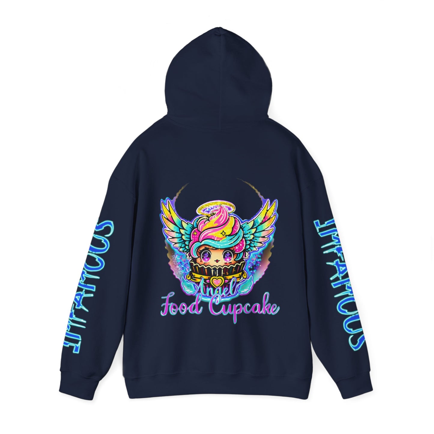 Imfamous Angel Food Cupcake #4 Graphic Hoodie - Stylish Unisex Heavy Blend Sweatshirt