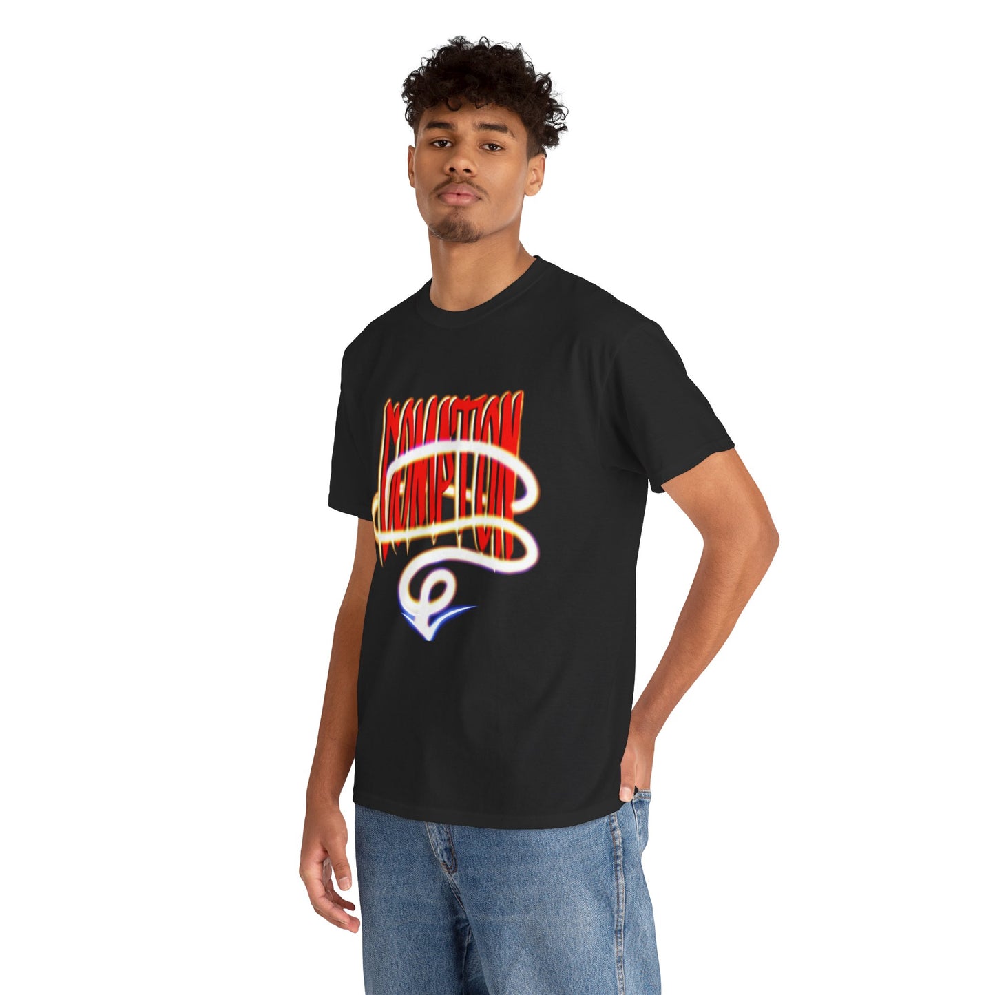 Compton Vibe Unisex Heavy Cotton Tee - Streetwear Style T-Shirt