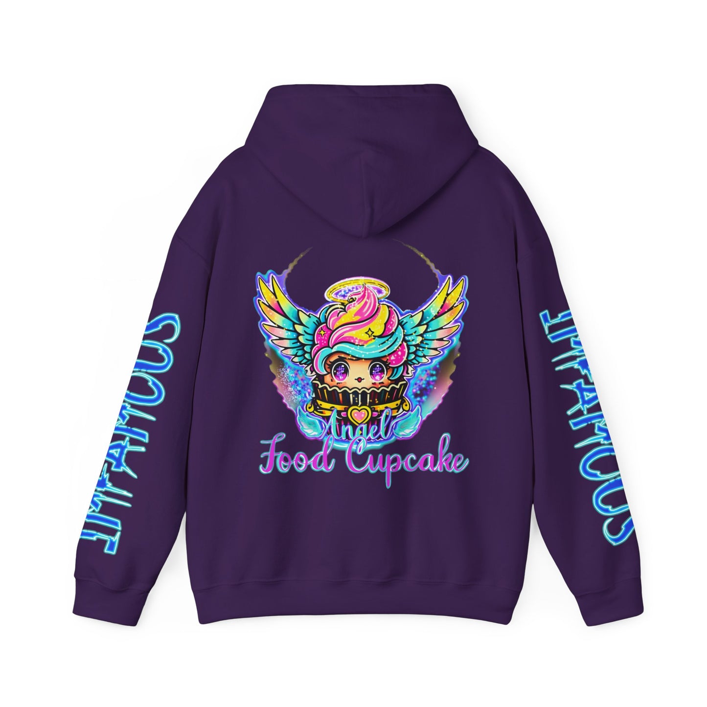Imfamous Angel Food Cupcake #4 Graphic Hoodie - Stylish Unisex Heavy Blend Sweatshirt