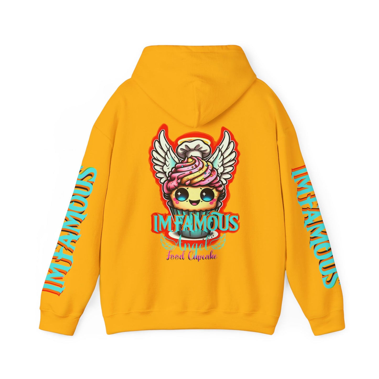 Imfamous Angel food cupcake 男女同款 Heavy Blend™ 连帽运动衫