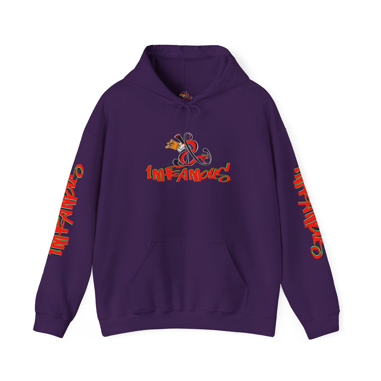 Sudadera con capucha con el famoso diseño de Bad Pussy Cat - Unisex