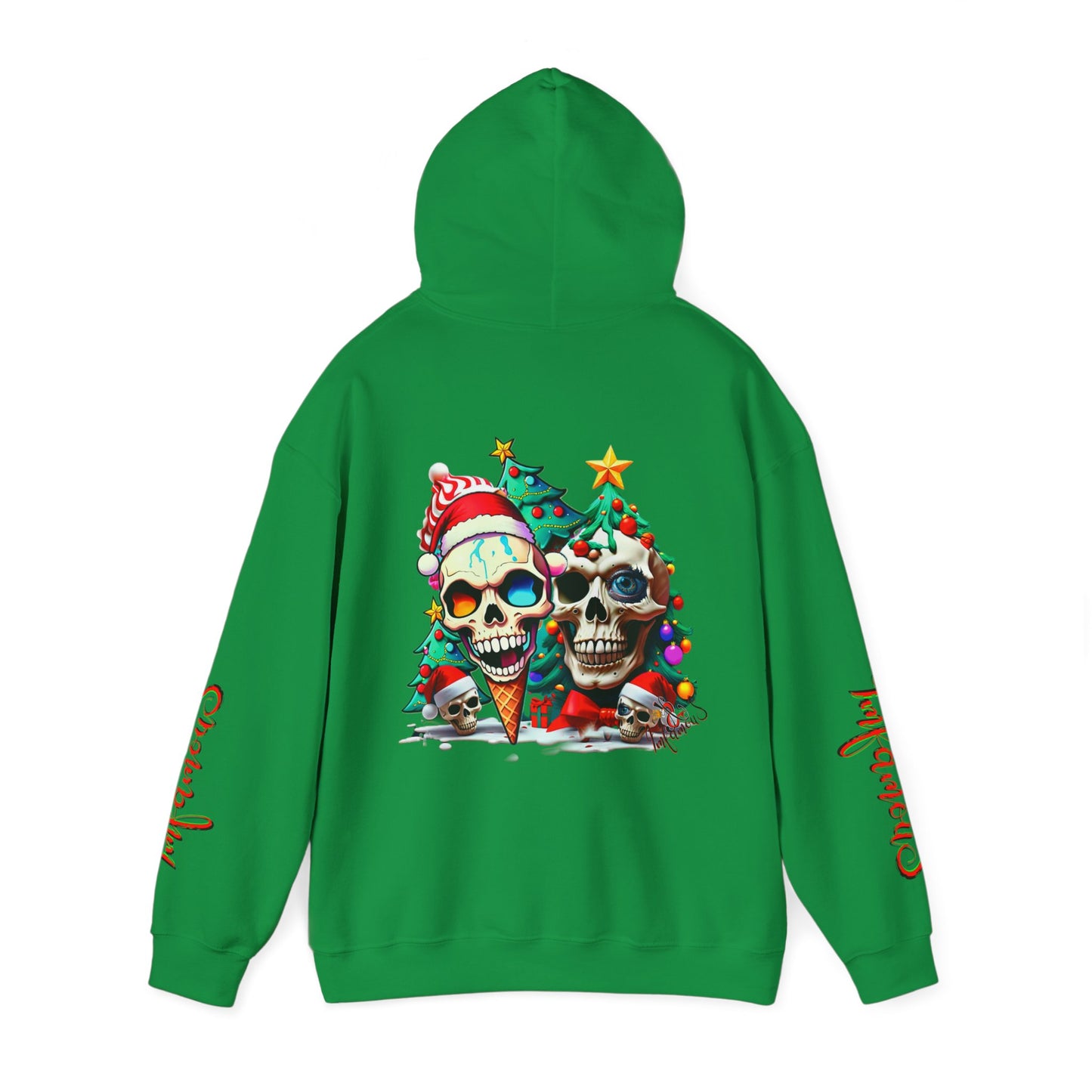 Premium hooded sweatshirt - Imfamous Christmas Skull i-scream - Imfamous Design
