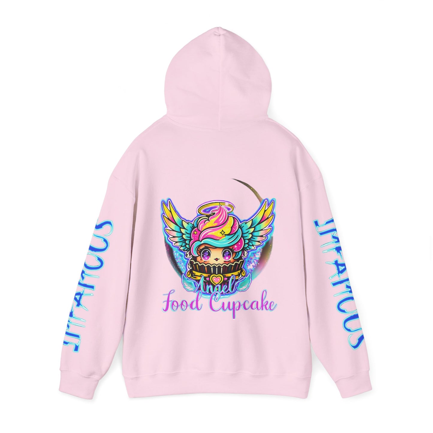 Imfamous Angel Cupcake Graphic Hoodie - Stylish Unisex Heavy Blend Sweatshirt