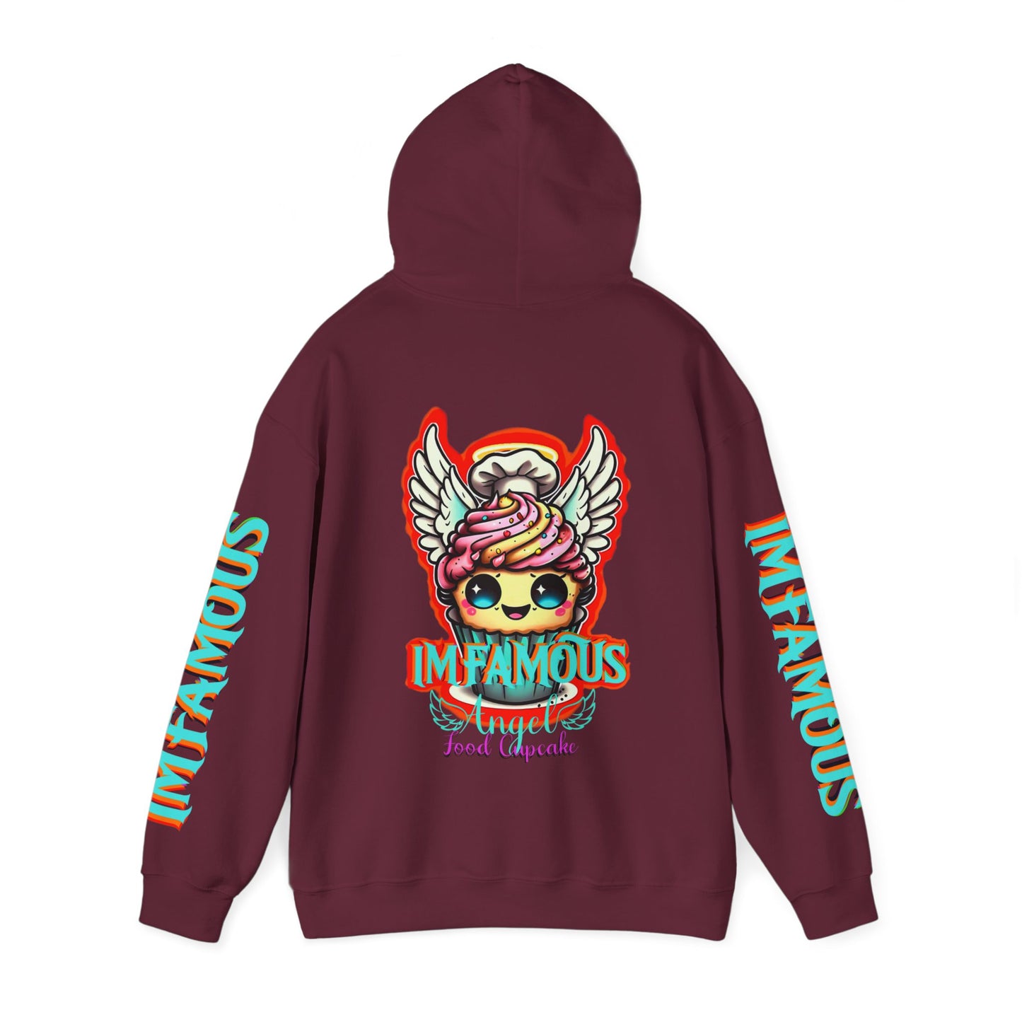 Imfamous Angel food cupcake 男女同款 Heavy Blend™ 连帽运动衫