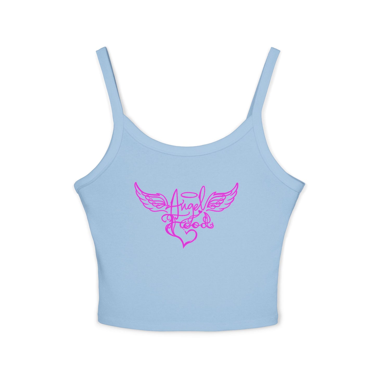 Angel Wings Spaghetti Strap Tank Top - Perfect for Summer & Festivals - Angel Food - Imfamous design - sexy Top for women