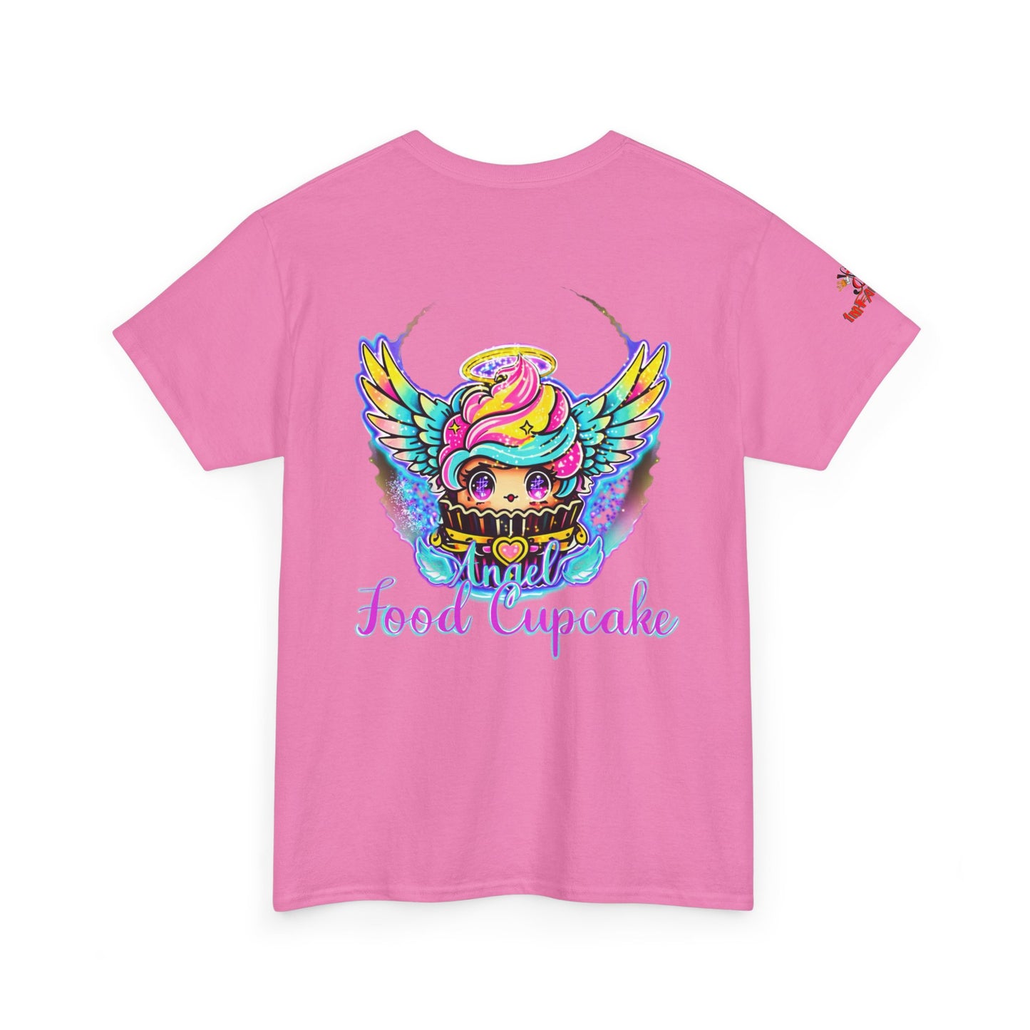 Unisex Heavy Cotton Tee - Imfamous Angel Food Cupcake Design #4