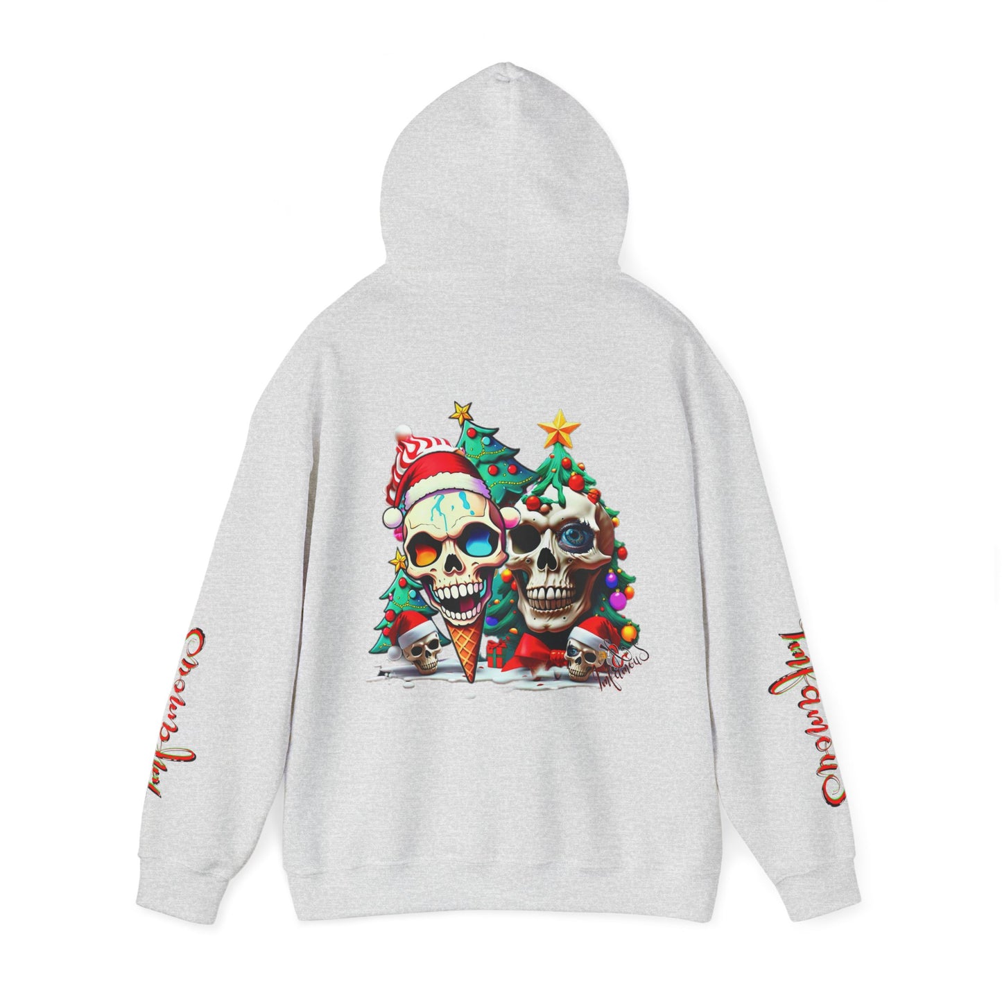 Premium hooded sweatshirt - Imfamous Christmas Skull i-scream - Imfamous Design
