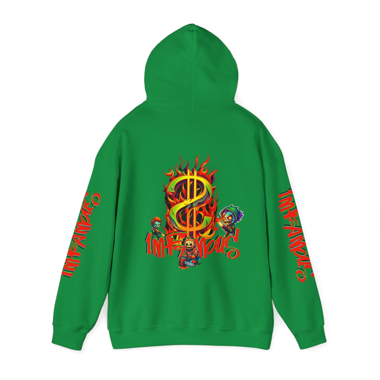 Premium graphic Hoodie - Imfamous halloween Design