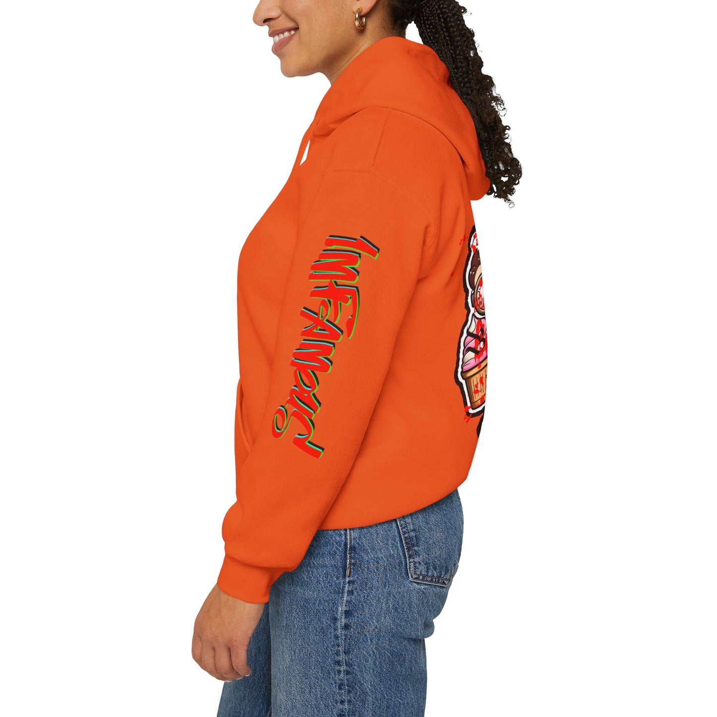Sudadera con capucha con el famoso diseño de Bad Pussy Cat - Unisex