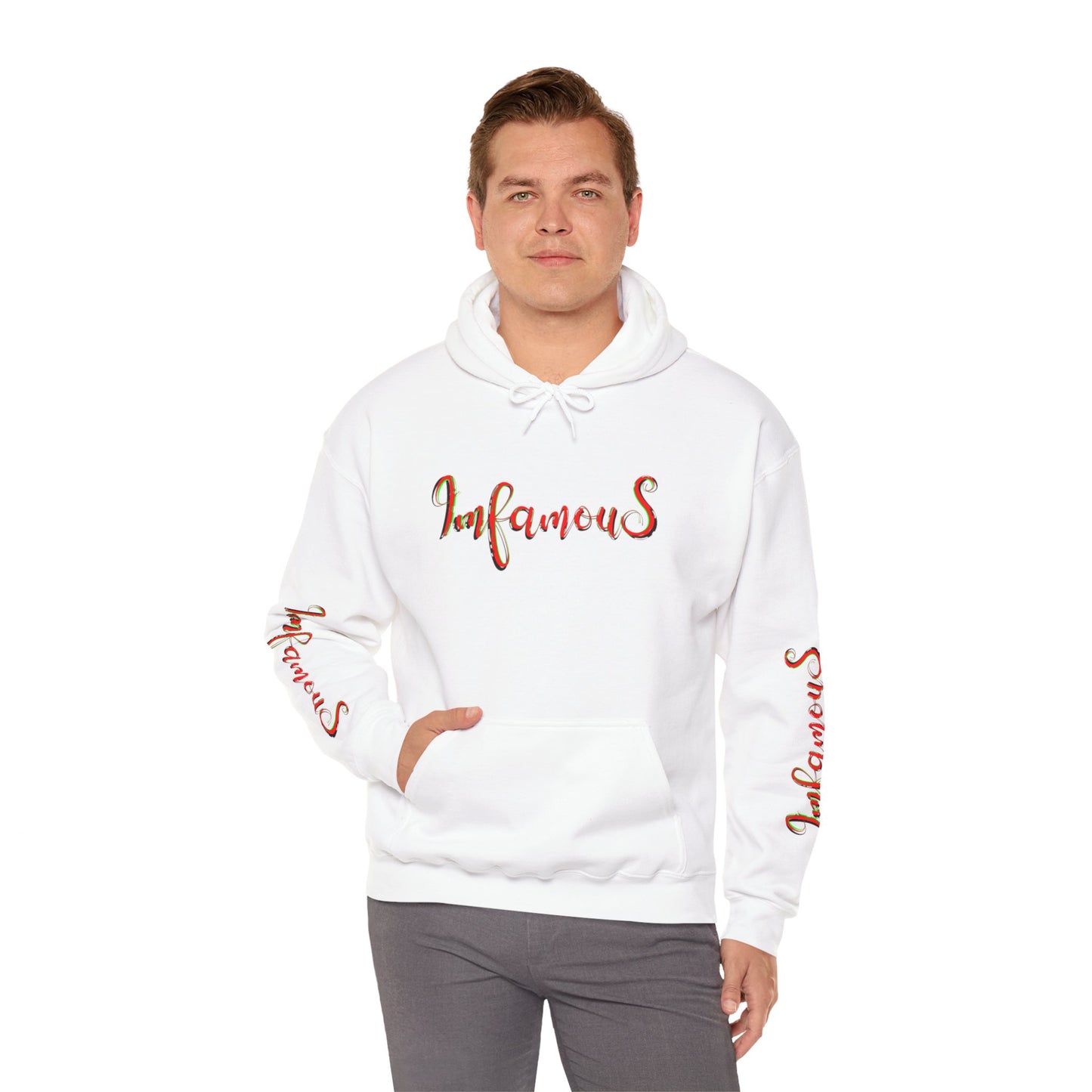 Premium hooded sweatshirt - Imfamous Christmas Skull i-scream - Imfamous Design