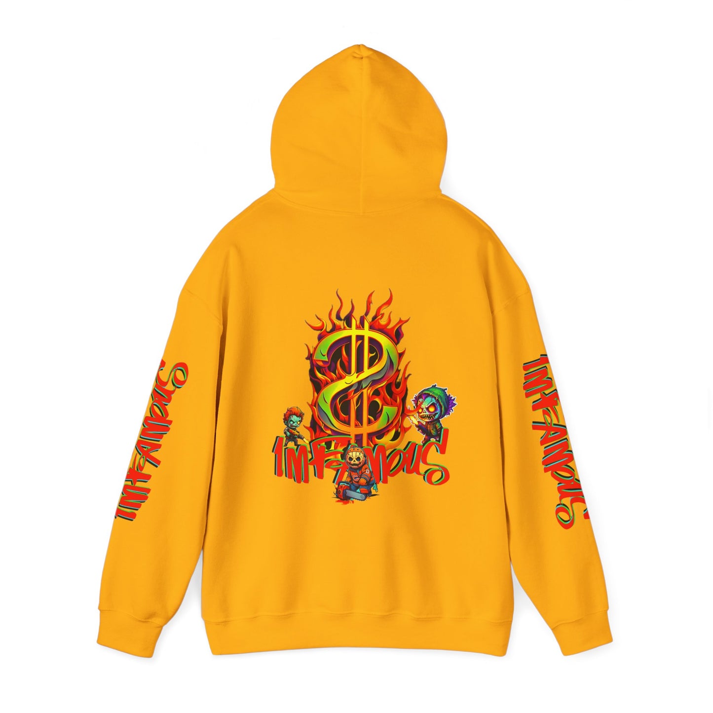 Premium graphic Hoodie - Imfamous halloween Design