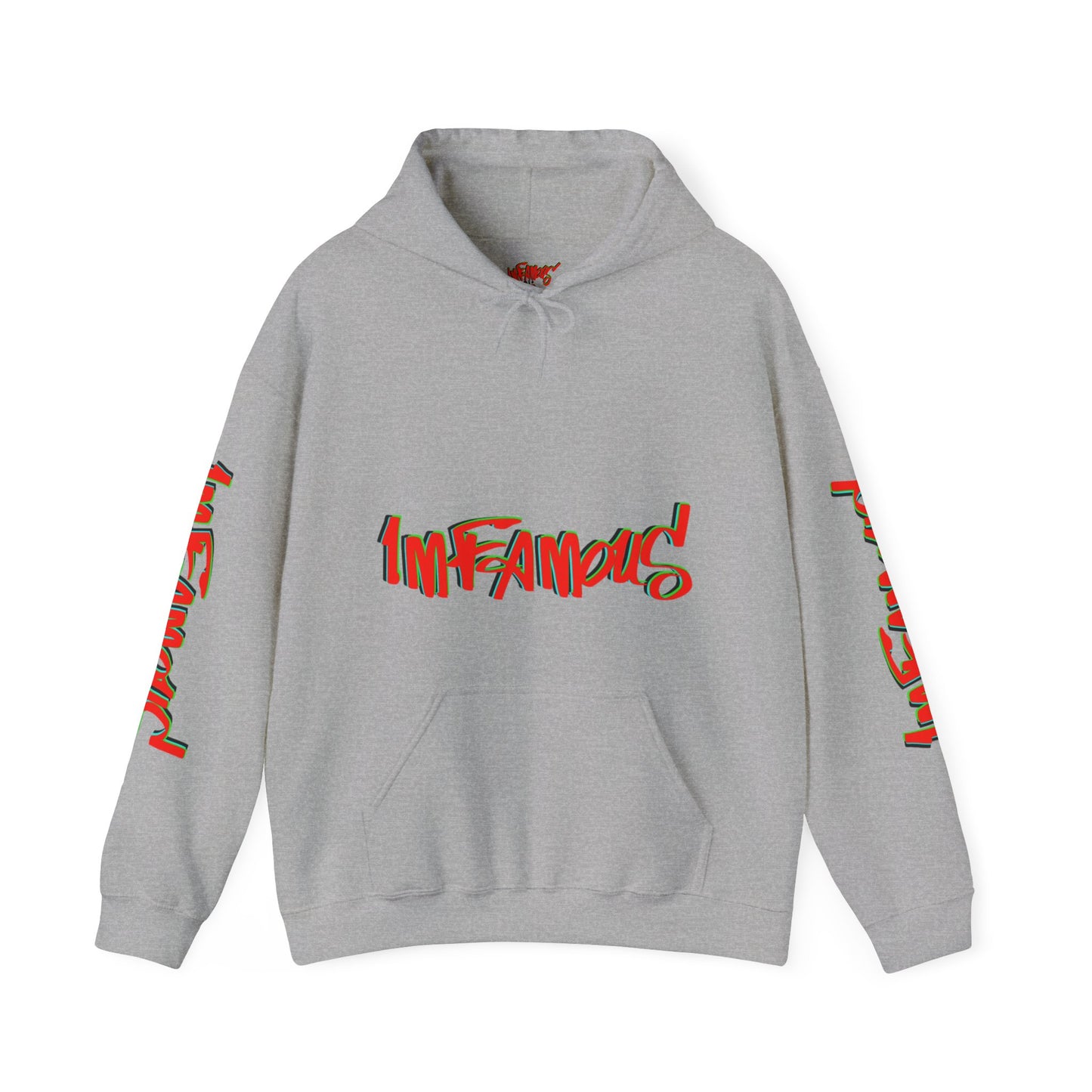 Premium graphic Hoodie - Imfamous halloween Design