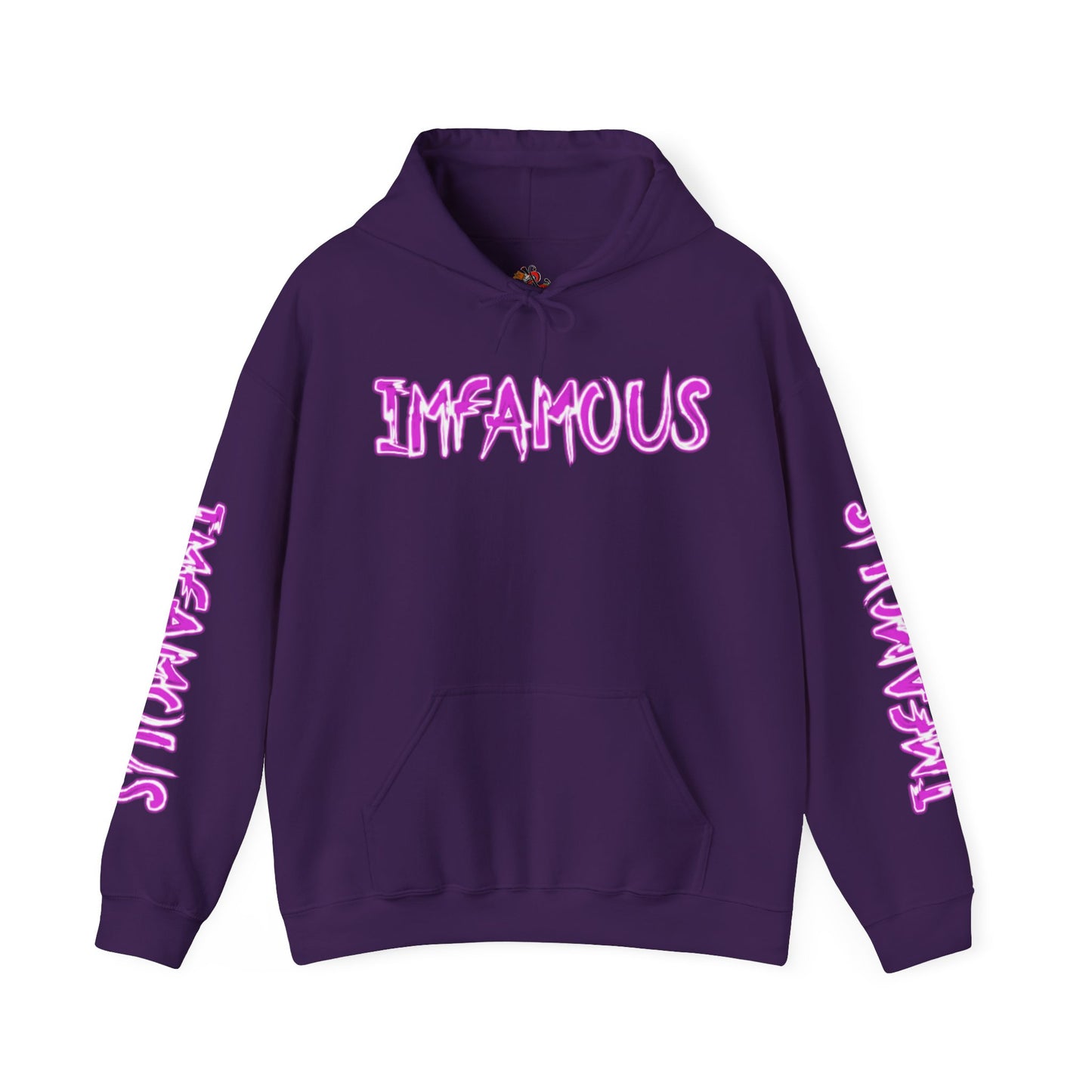 Premium Hooded Sweatshirt - Imfamous Ice Cream Psychedelic Mushroom Tip Design