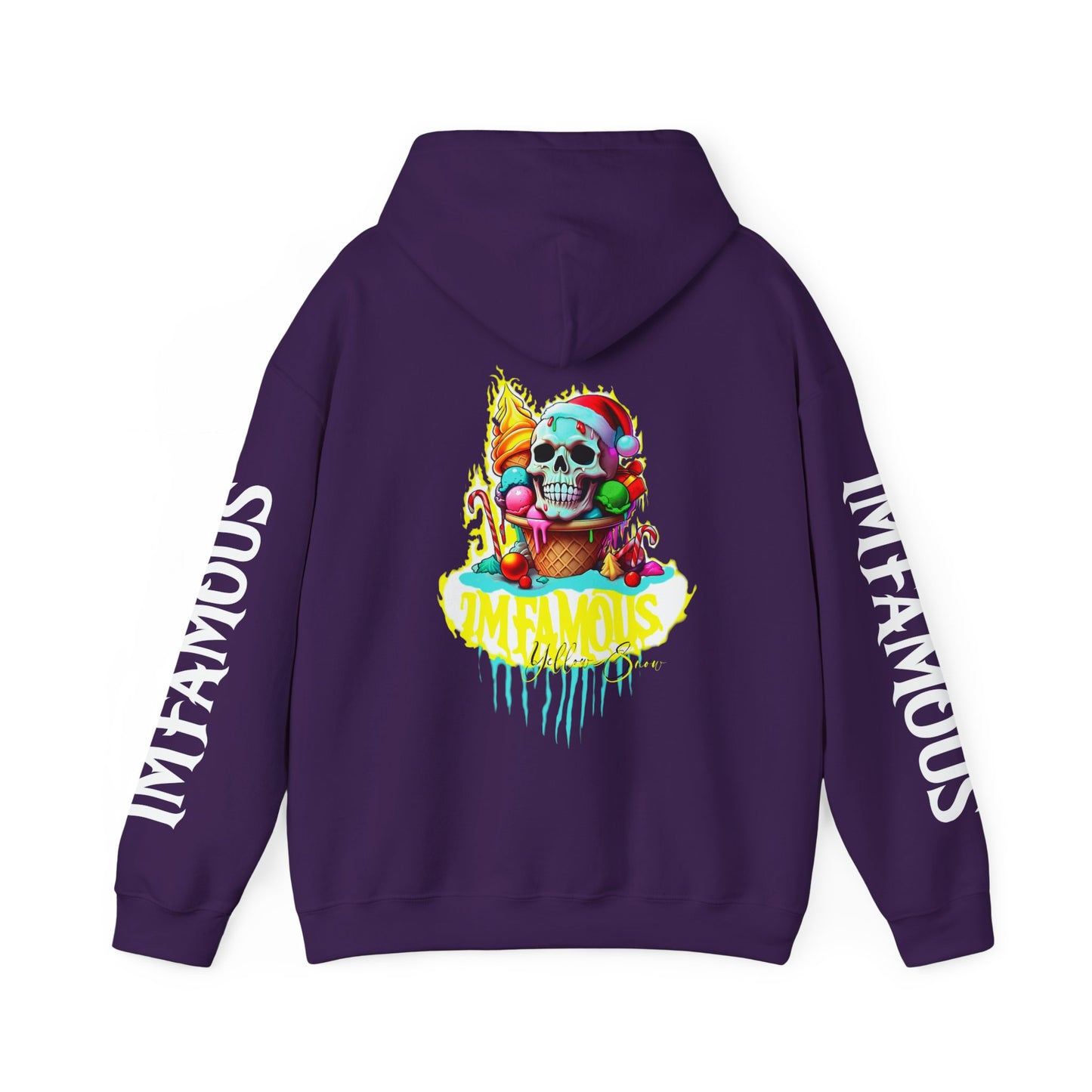 Premium hooded sweatshirt - Imfamous Yellow Snow I-scream Hoodie