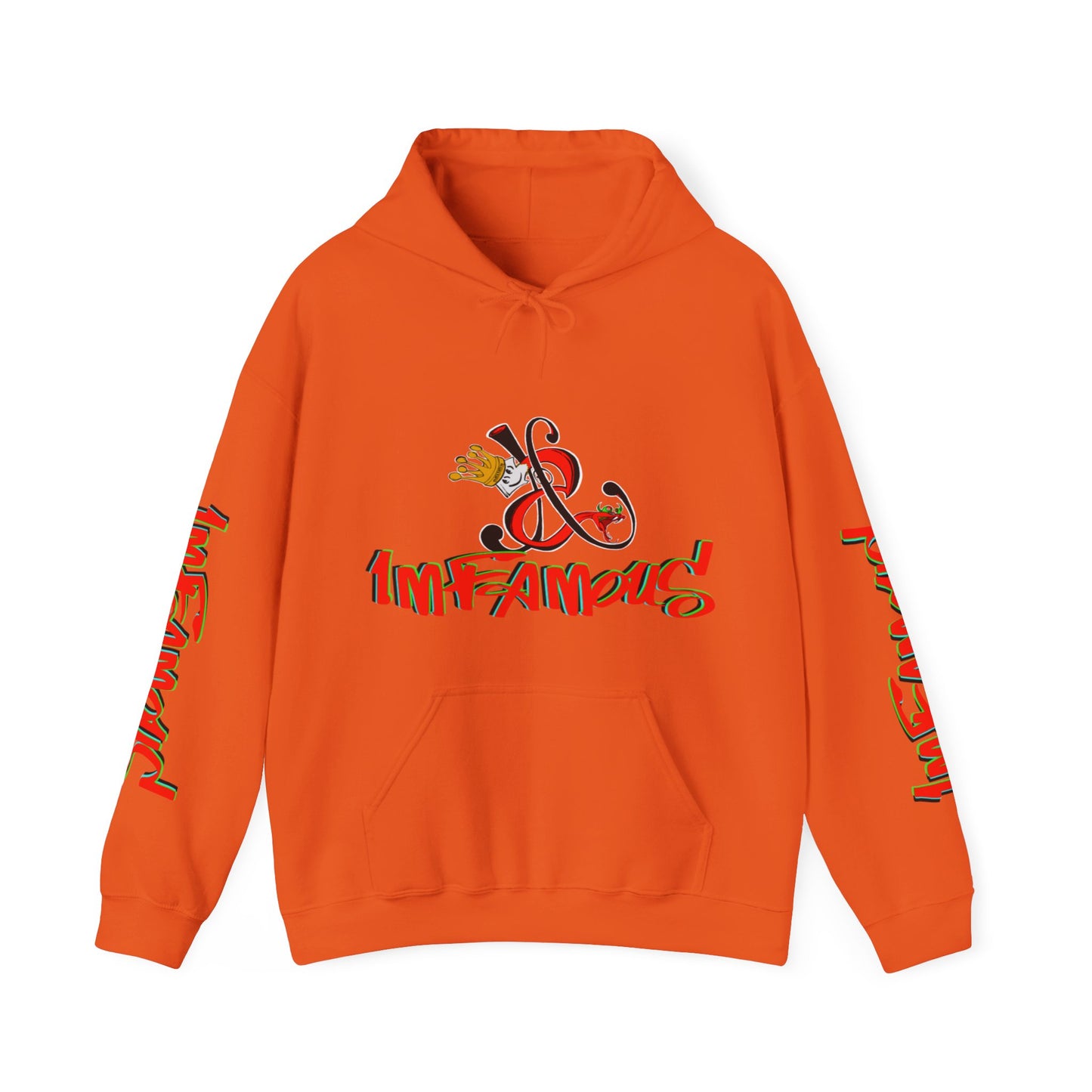 Premium Hooded Sweatshirt - Imfamous Devils Food Cupcake Design