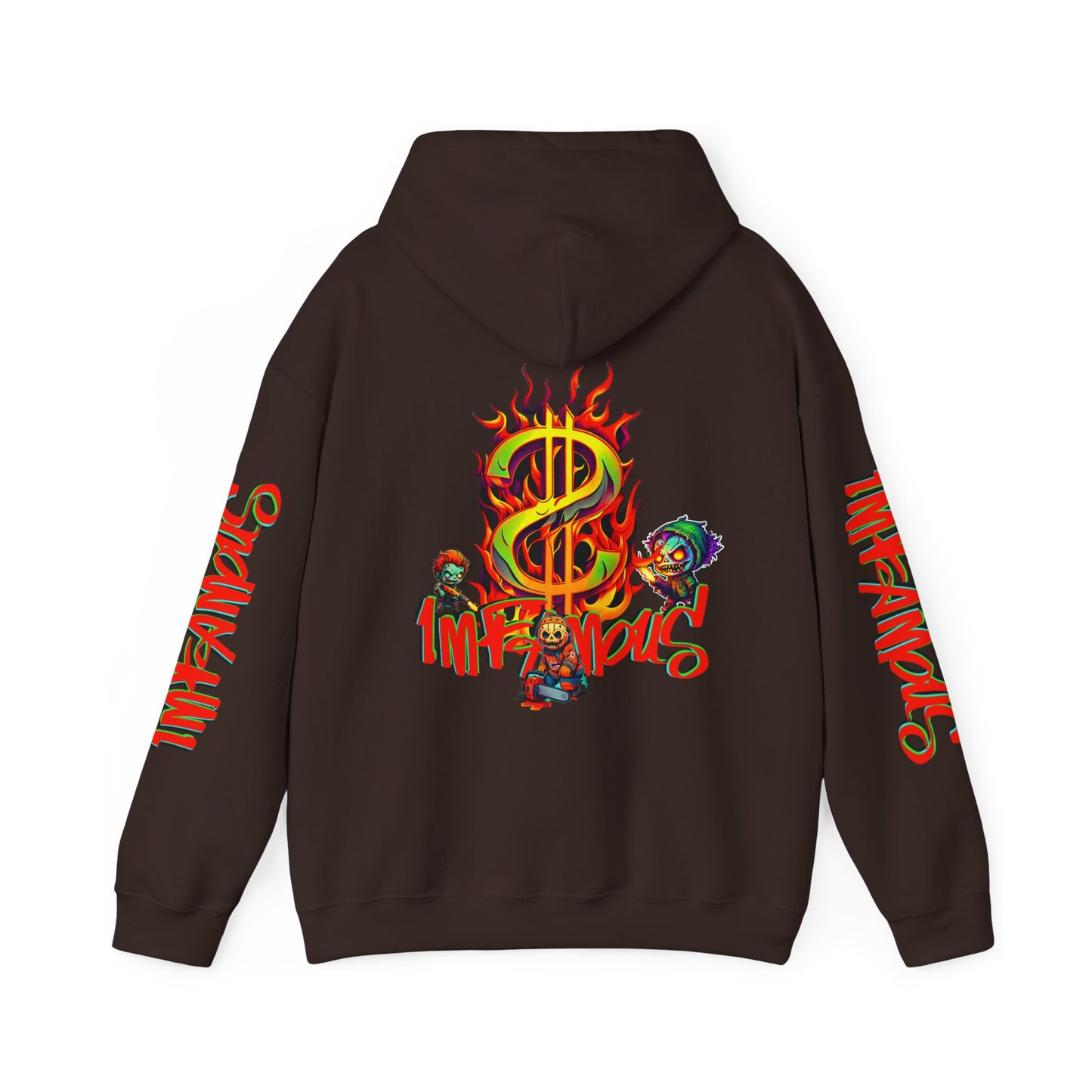 Premium graphic Hoodie - Imfamous halloween Design