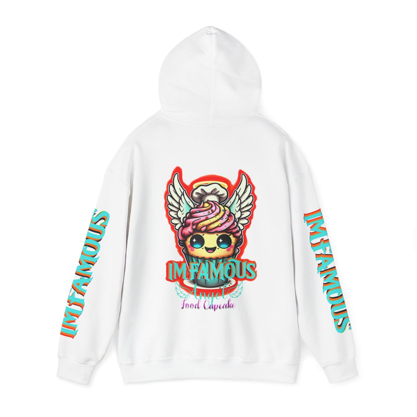 Imfamous Angel food cupcake 男女同款 Heavy Blend™ 连帽运动衫