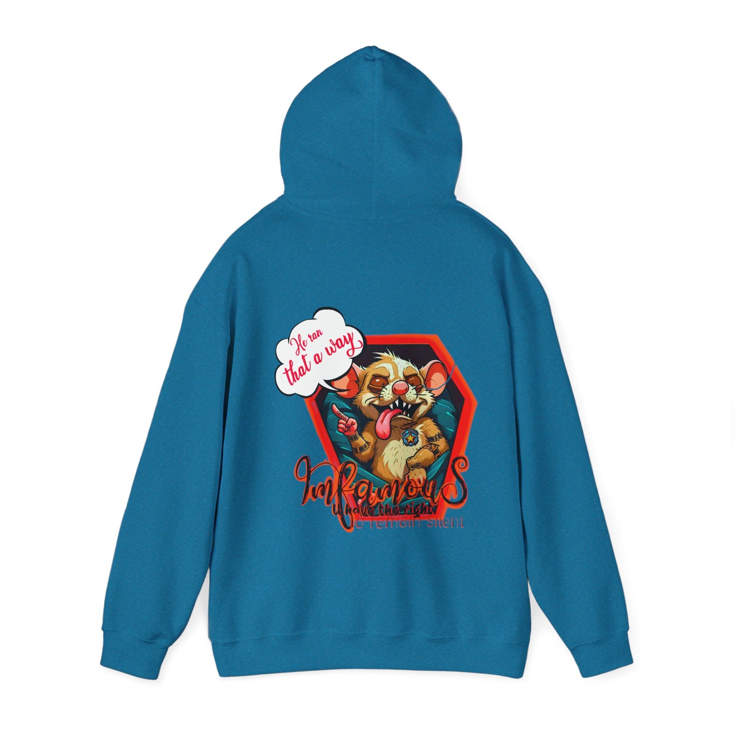 连帽运动衫 - Imfamous Dead Rat Design