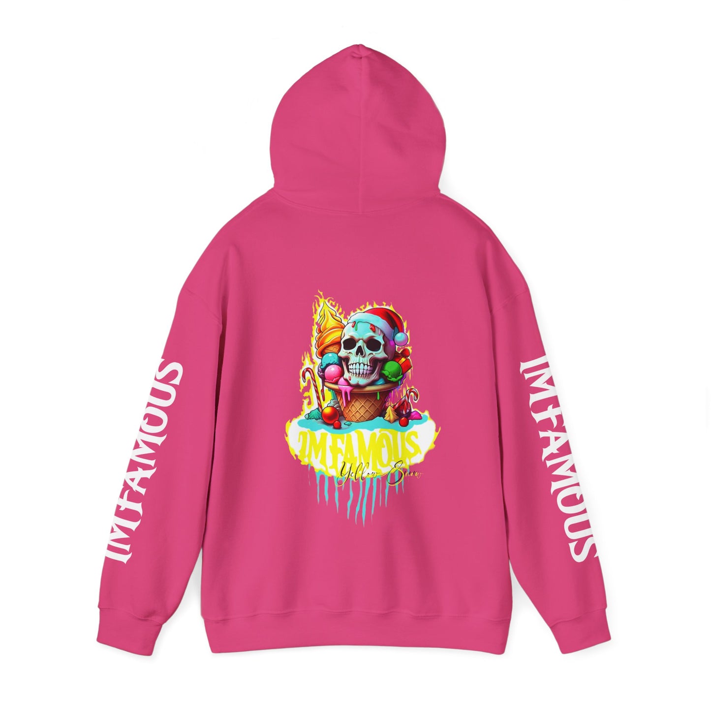 Premium hooded sweatshirt - Imfamous Yellow Snow I-scream Hoodie