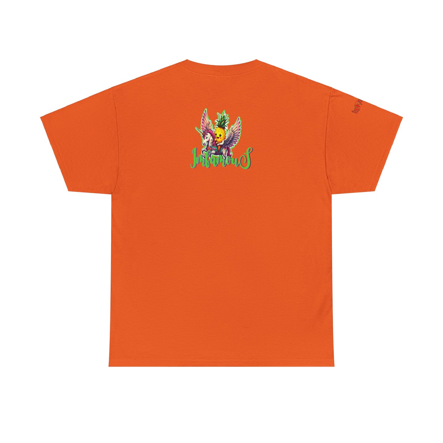 Graphic Tee Unipineapple Flying on Unicorn Heavy Cotton T-shirt