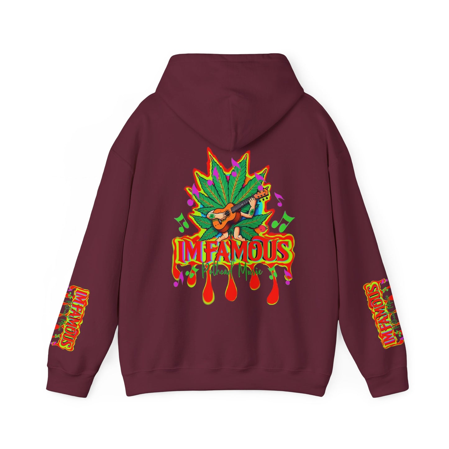 Premium Hooded Sweatshirt - Imfamous Pothead Music