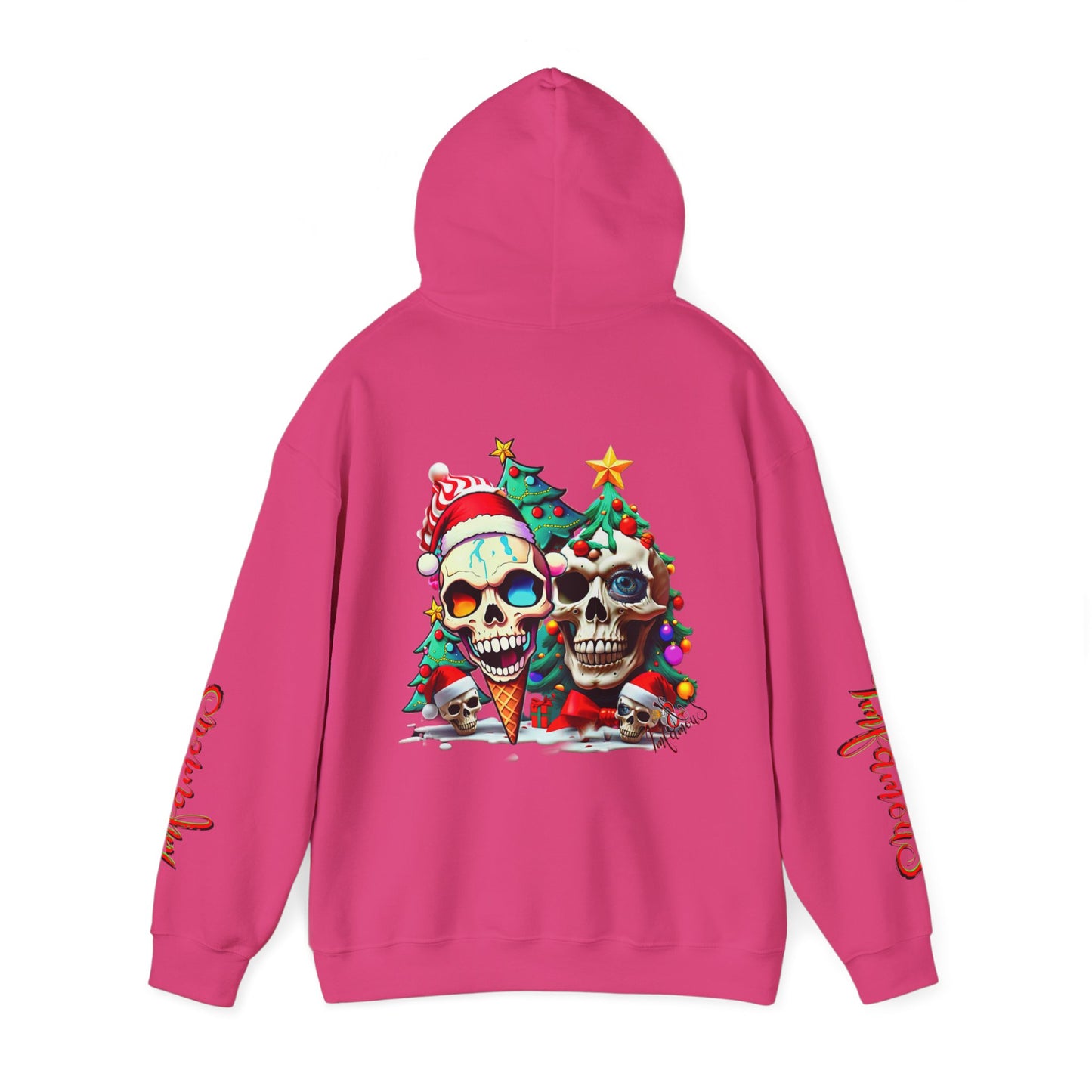 Premium hooded sweatshirt - Imfamous Christmas Skull i-scream - Imfamous Design