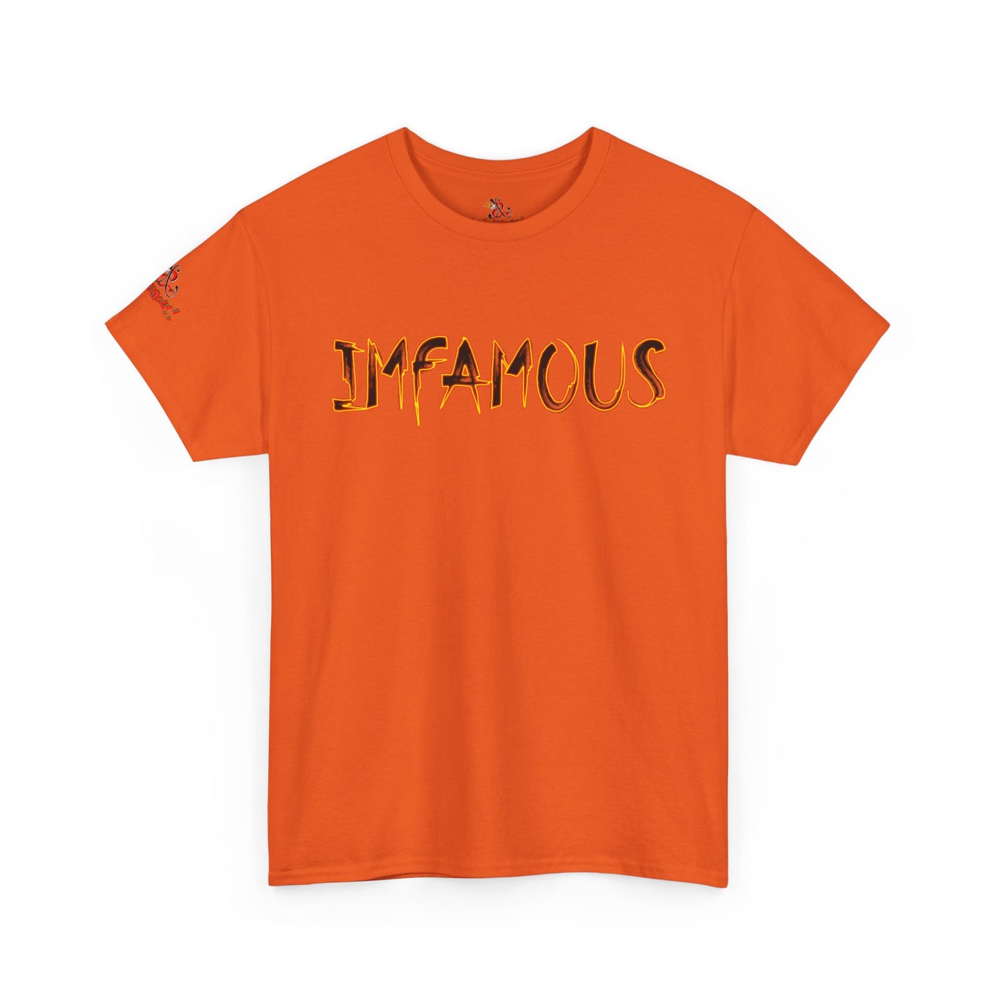 Imfamous Devils Food Cupcake Zombie attack Graphic Tee - Fun Casual Wear, Unisex T-Shirt for Food Lovers, Halloween fun gift