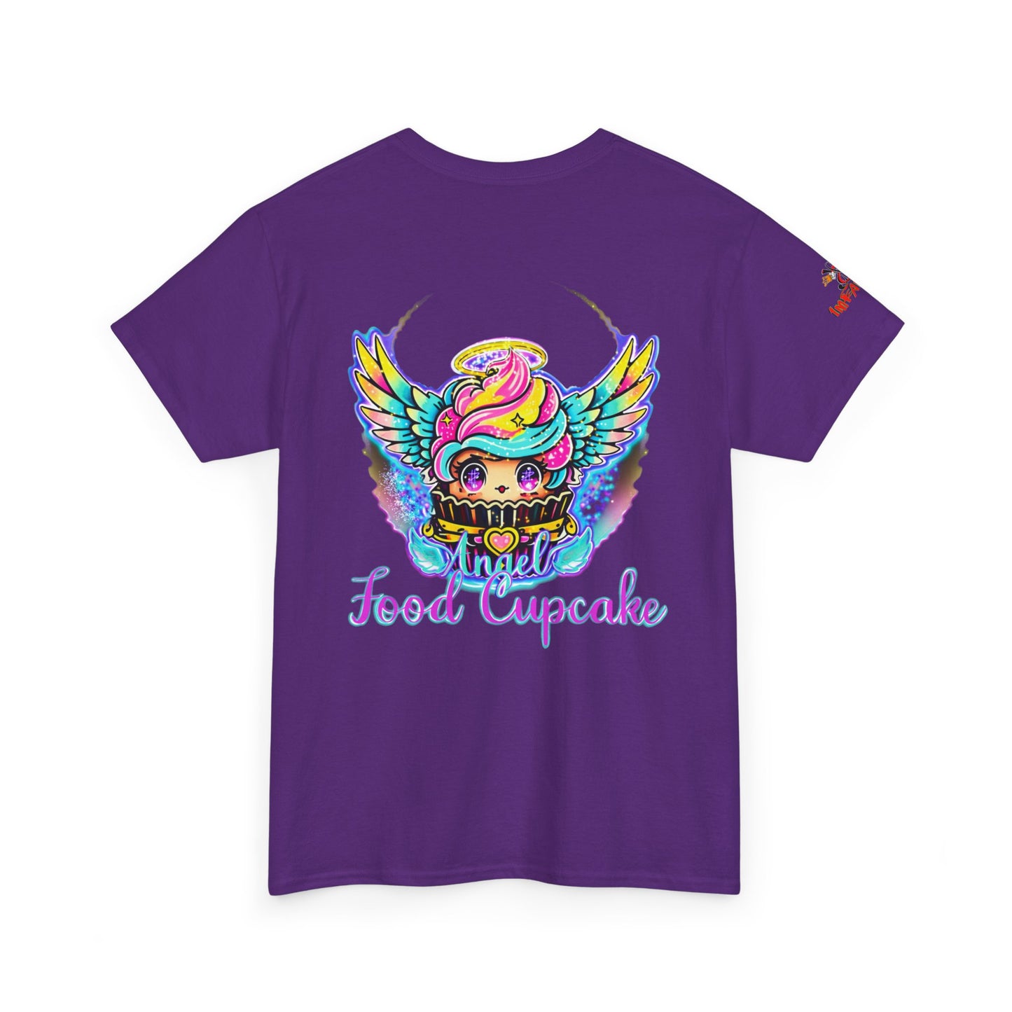 Unisex Heavy Cotton Tee - Imfamous Angel Food Cupcake Design #4