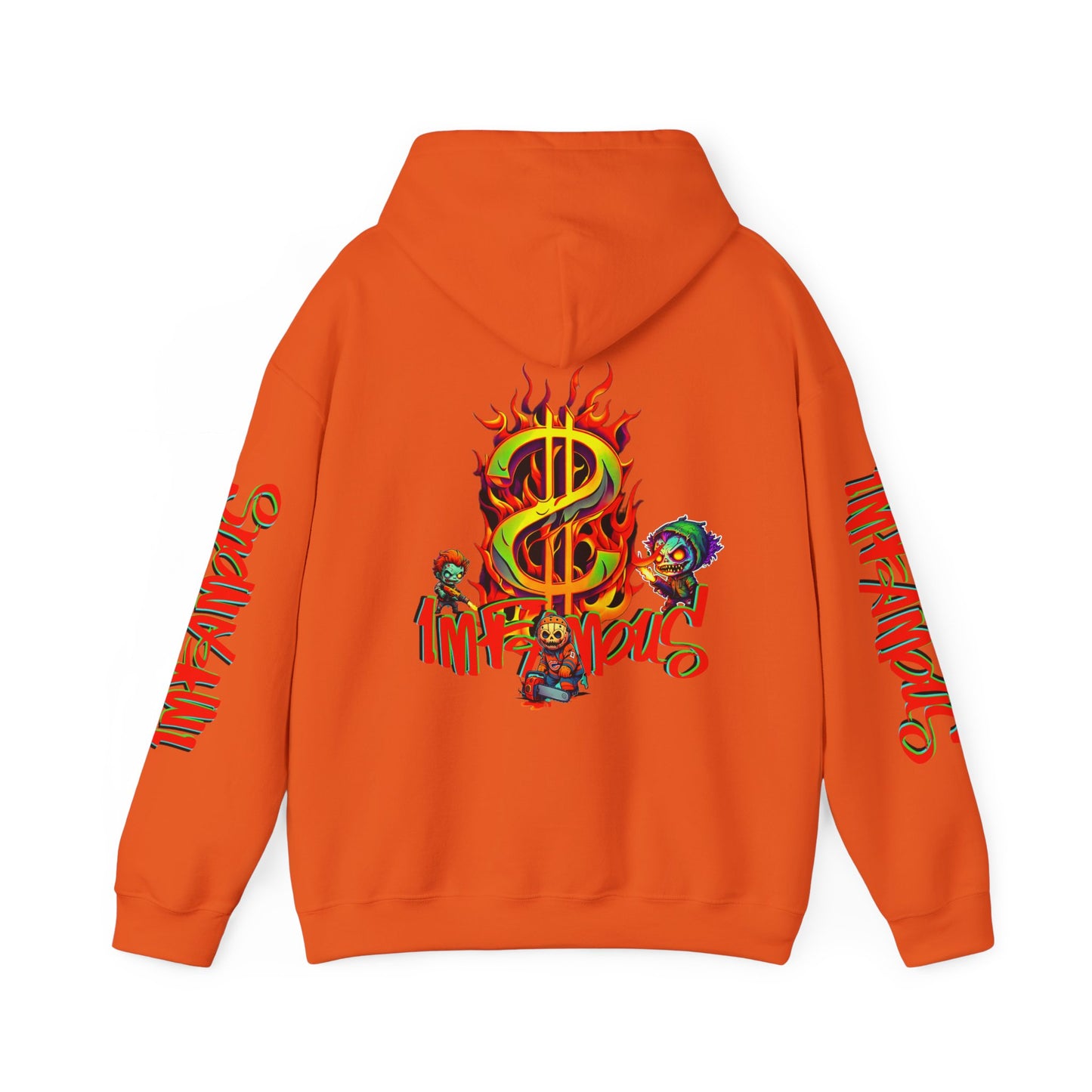 Premium graphic Hoodie - Imfamous halloween Design