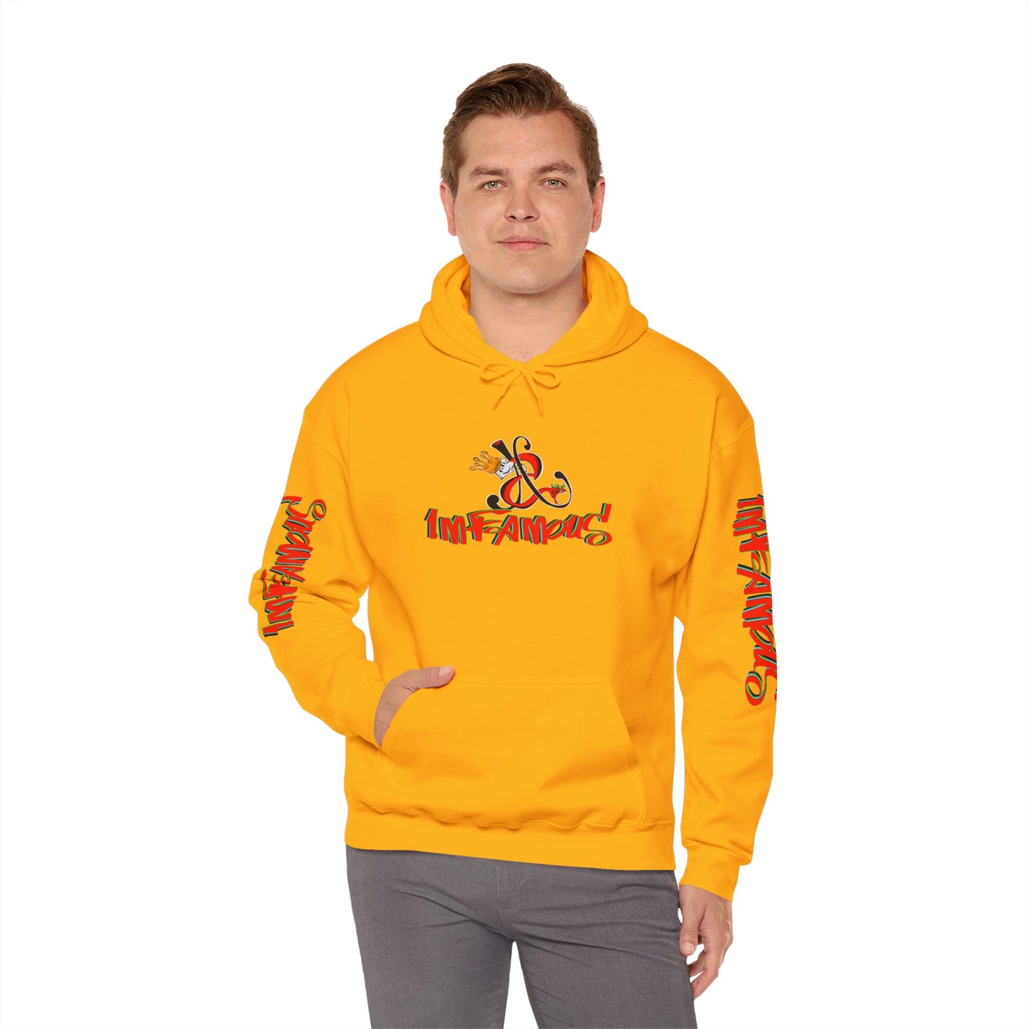 Sudadera con capucha con el famoso diseño de Bad Pussy Cat - Unisex
