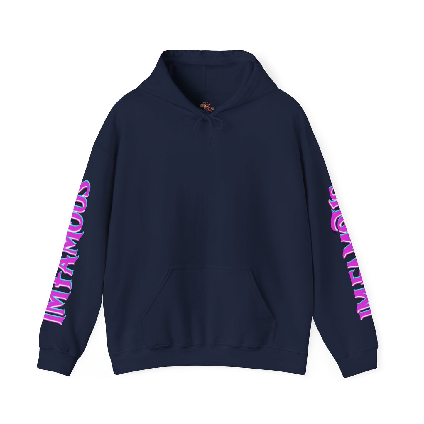 Premium Hooded Sweatshirt -cyclops being abducted by ufo