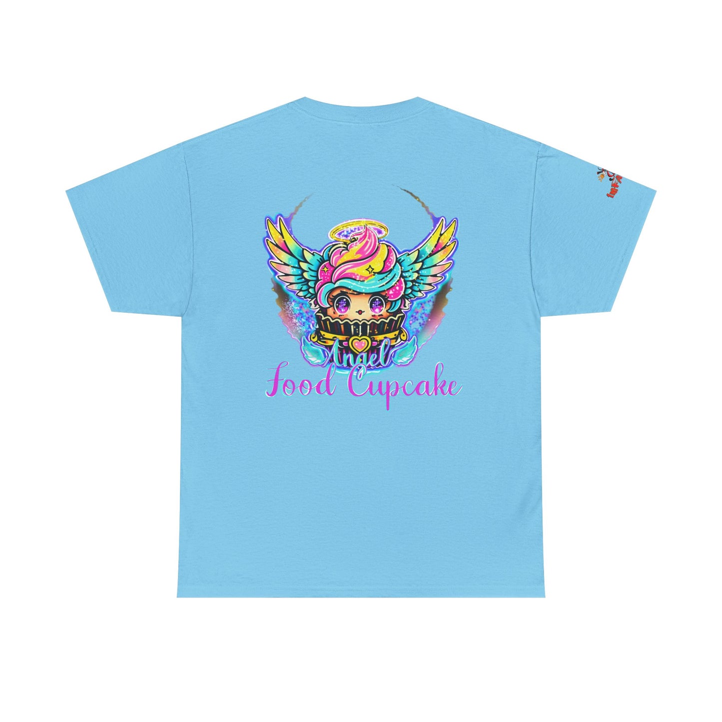 Unisex Heavy Cotton Tee - Imfamous Angel Food Cupcake Design #4