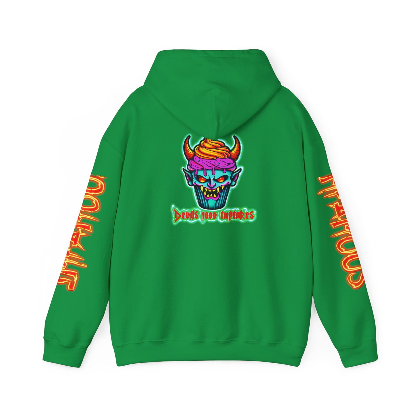Premium Hooded Sweatshirt Devils Food Cupcake Design #5