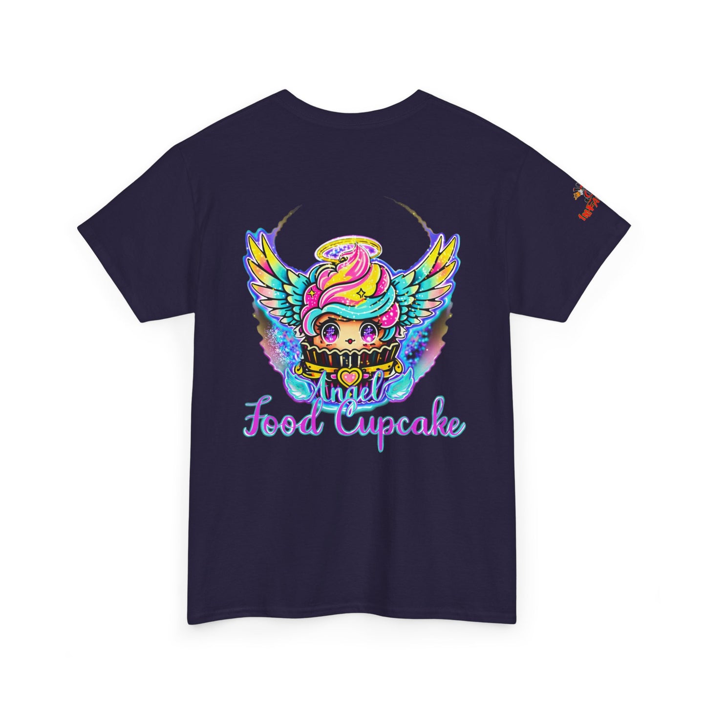 Unisex Heavy Cotton Tee - Imfamous Angel Food Cupcake Design #4
