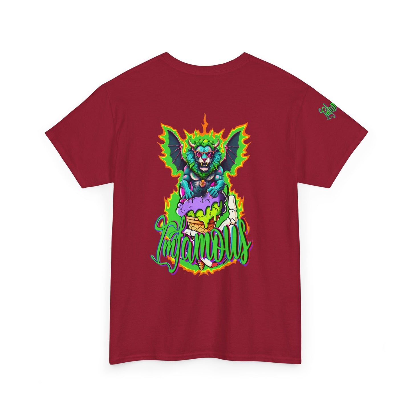 Premium graphic T-shirt - Imfamous Leo i-scream